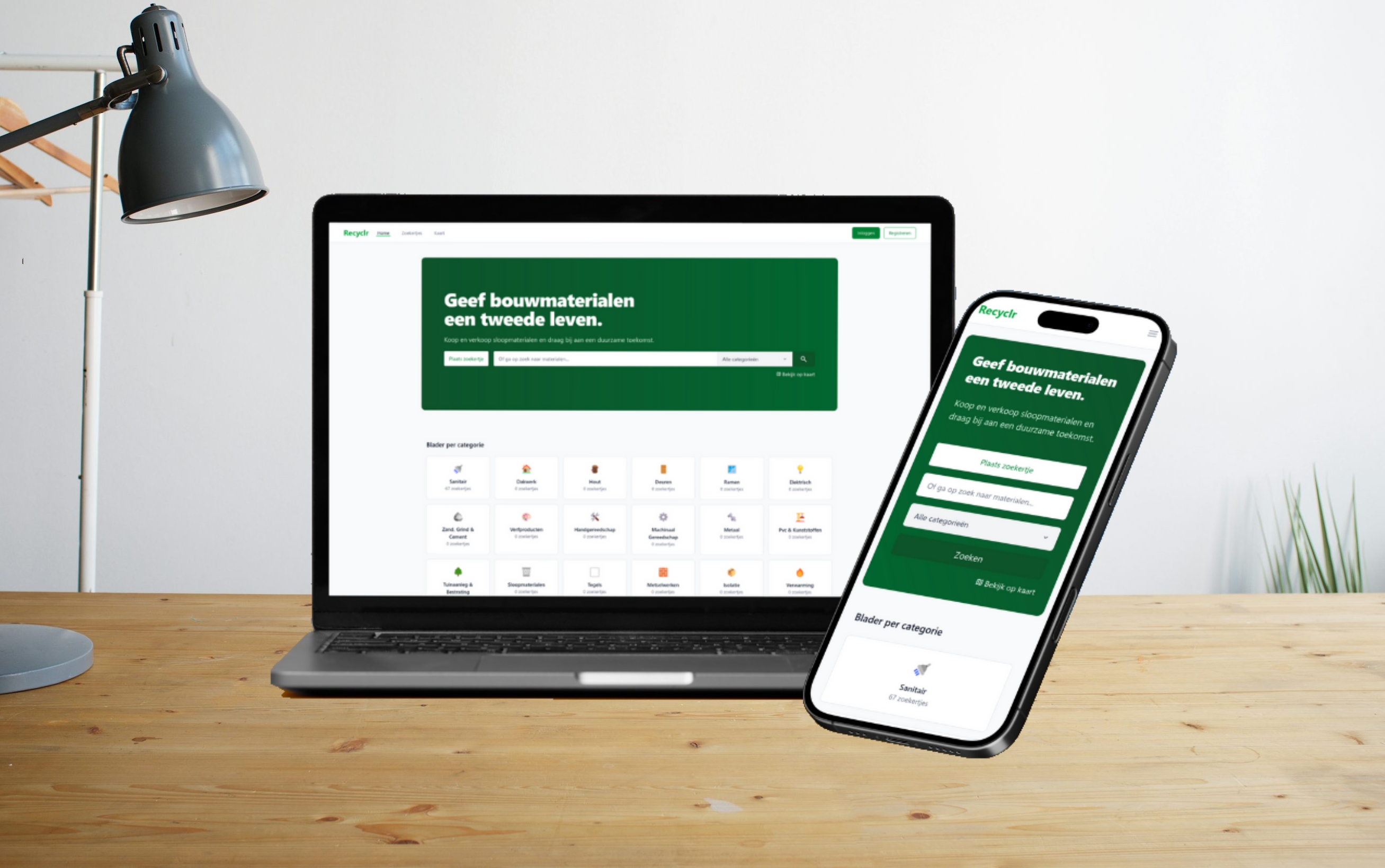 project image Recyclr - Sustainable Building Materials Marketplace